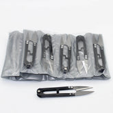 Blister of 12 Thread Scissors -Yarn Thread Cutter Small Snips Trimming Nipper - Great for Stitch, Mini DIY Supplies - ACCESSOIRES LEDUC BV